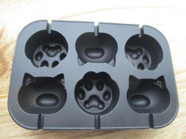 Japanese Silicone chocolate cake Lollipop Tray Cat Mold MARUKI