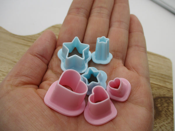 2023 new vegetable Food cutter Heart Star 6pcs 15mm 10mm 6mm