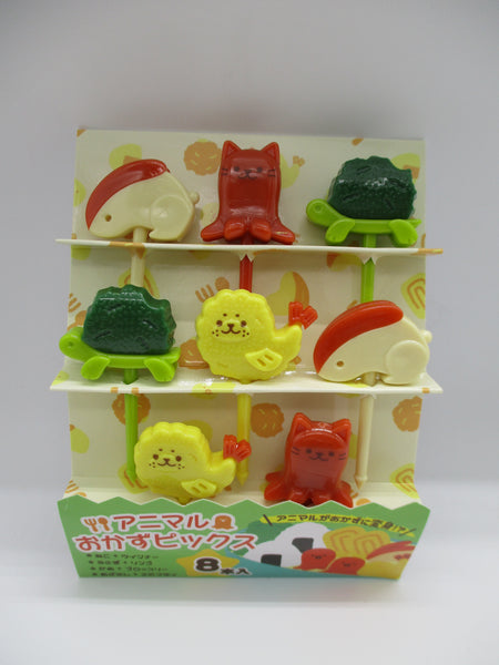 2023 New Japanese Food Picks Animal Okazu 8pcs for Lunch Box Bento