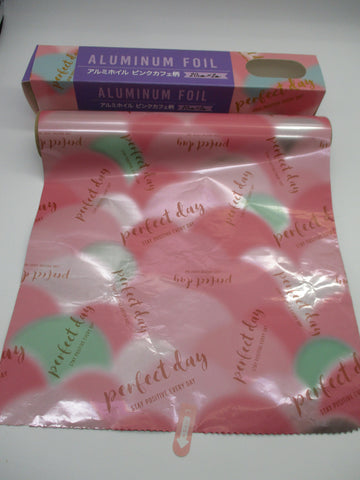 2023 New Japanese pink Cafe aluminum foil 20cm 2m Seria