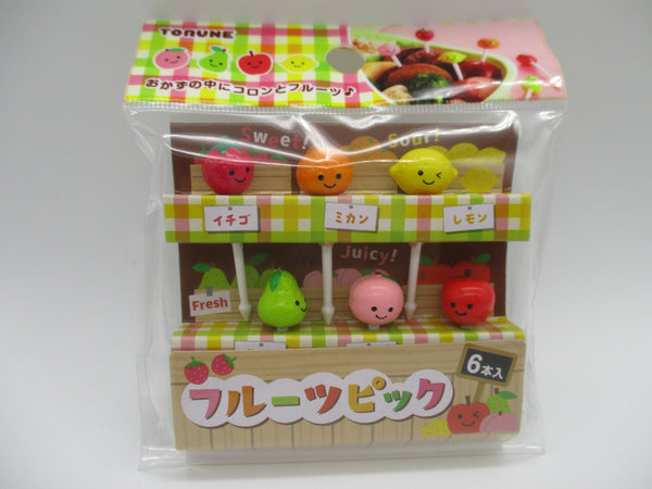 2023 New Fruits TORUNE Lunch Box Bento Decoration Food Pick 6pcs