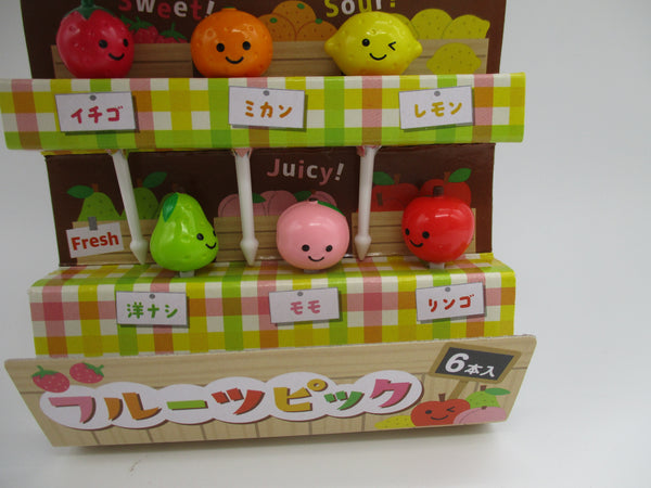 2023 New Fruits TORUNE Lunch Box Bento Decoration Food Pick 6pcs