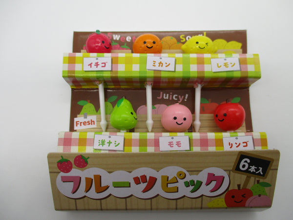 2023 New Fruits TORUNE Lunch Box Bento Decoration Food Pick 6pcs