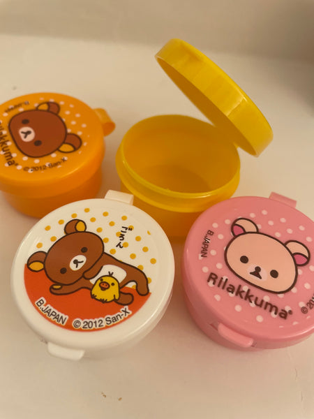 Rilakkuma sauce case mini cup 4pcs