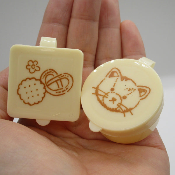 2023 New Mini Cups sauce mayo case cup cat and bear 4pcs for lunch box bento