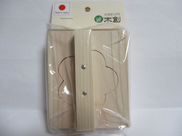 YAMAKO Sushi Onigiri PRESS Wood SUSHI MAKER Mold sakura rabbit Car