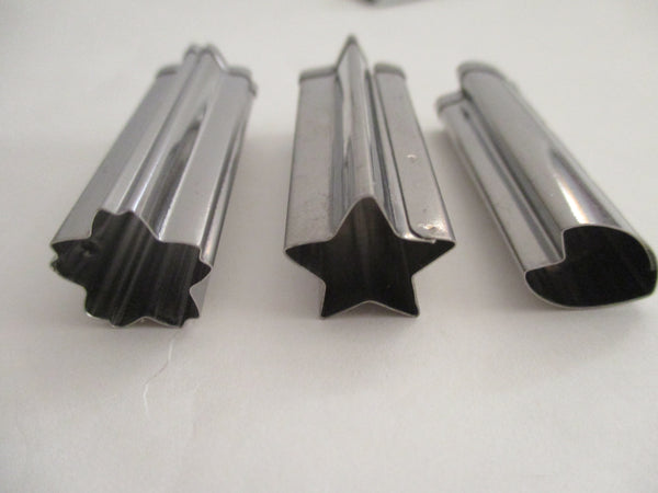 Decorative Stainless Vegetable Cutter Mold sakura star petal 3pcs DAISO Japan