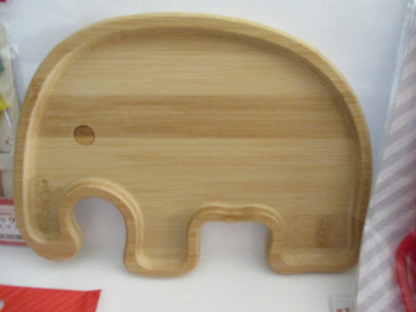 Set of 10 B Bamboo Dish Elephant Plate for lunch picks