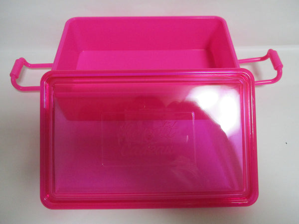 Clear pink Lunch Box Bento 540ml