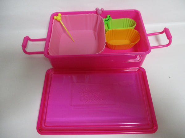 Clear pink Lunch Box Bento 540ml