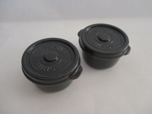 Mini Cup Sauce Case 2pcs Bonheur 48ml Black