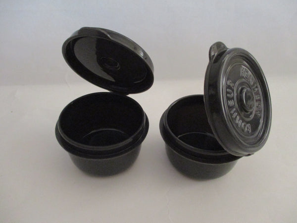 Mini Cup Sauce Case 2pcs Bonheur 48ml Black