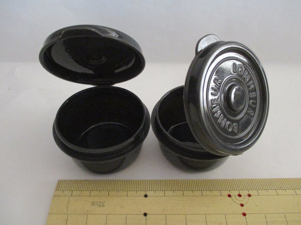 Mini Cup Sauce Case 2pcs Bonheur 48ml Black