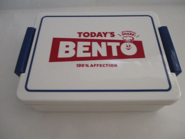 White Todays Blue Lunch Box Bento 540ml