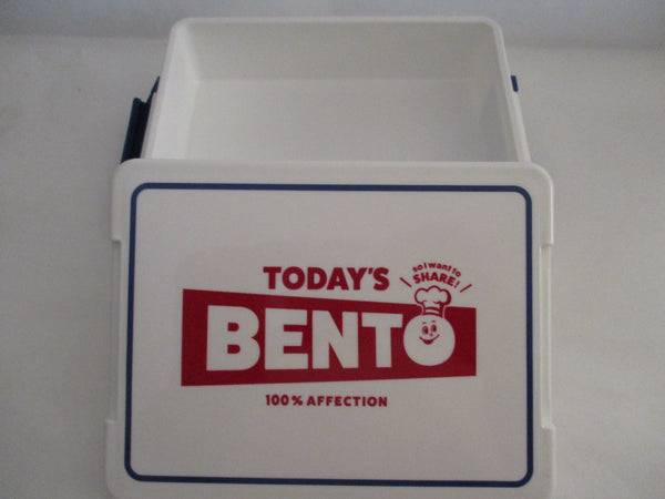 White Todays Blue Lunch Box Bento 540ml