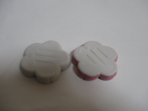 Chopstick Rest SAKURA White Pink 2pcs Pottery