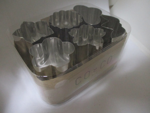 Stainless Vegetable Cookie Cutter Mold sakura ume matsu Large 6pcs made in JAPAN