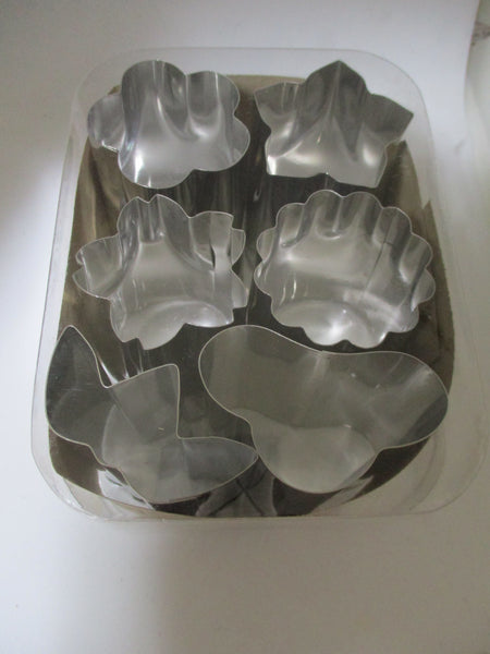 Stainless Vegetable Cookie Cutter Mold sakura ume matsu Large 6pcs made in JAPAN