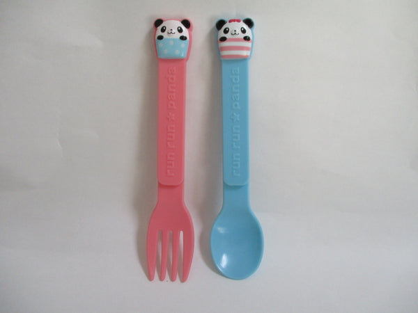 Torune JAPAN Run run Panda Spoon Fork set for lunch box bento