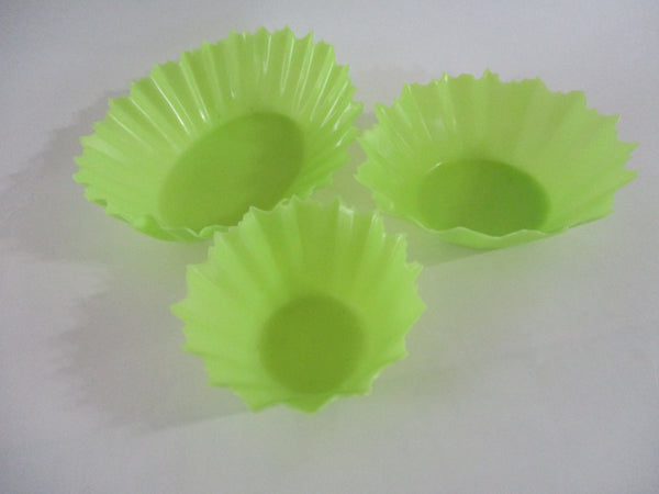 Silicon lettuce  cup 3pcs For bento lunch box