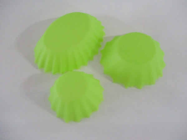 Silicon lettuce  cup 3pcs For bento lunch box