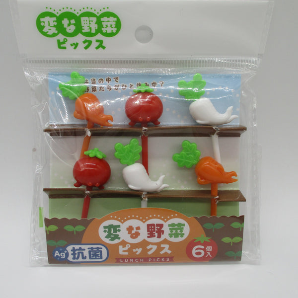 New 2022 Seria Japanese Food Picks Strange vegetables 6pcs