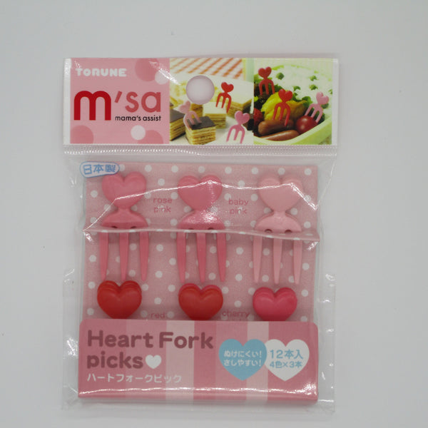 Torune Heart Fork Picks 12pcs