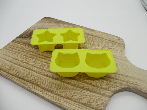 New 2022 Seria Japanese Food Steamed egg Silicone mold  Cat Star 4pcs