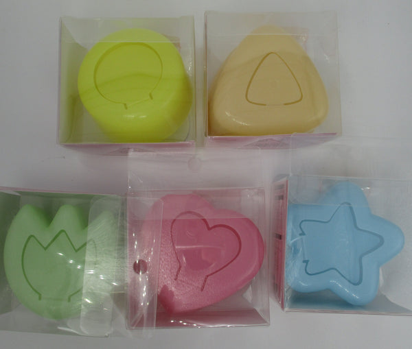 Akebono Onigiri mold 5kind Heart star tulip moon  Made in JAPAN