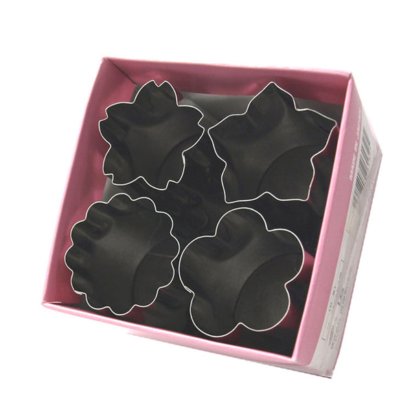 Stainless Vegetable Cookie Cutter Mold sakura ume Small 4pcs made in JAPAN