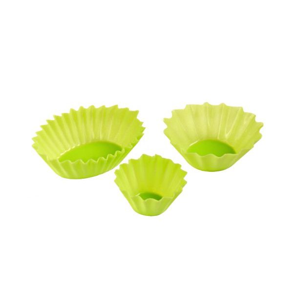 Silicon lettuce  cup 3pcs For bento lunch box